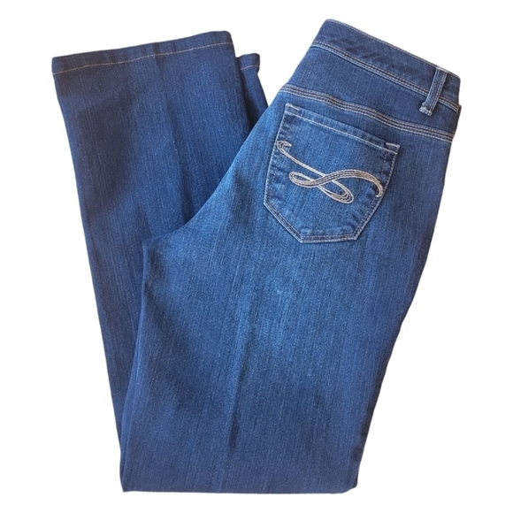 Style & Company Straight Leg Denim Jeans Size 8 Petite - Picture 4 of 5